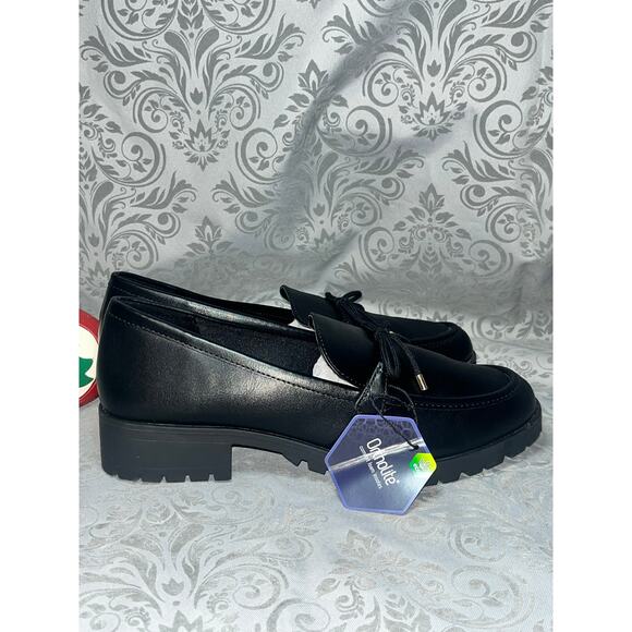 Chunky Bow Lug Loafers – Size 8.5 – OrthoLite Comfort! ✨ - Picture 1 of 5